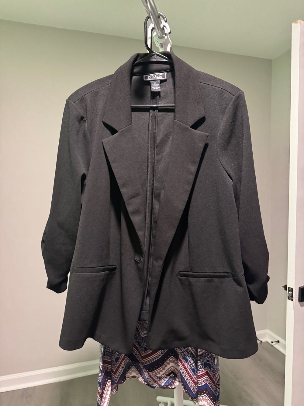 New York & Company Black Open-Front Women's Blazer Jacket